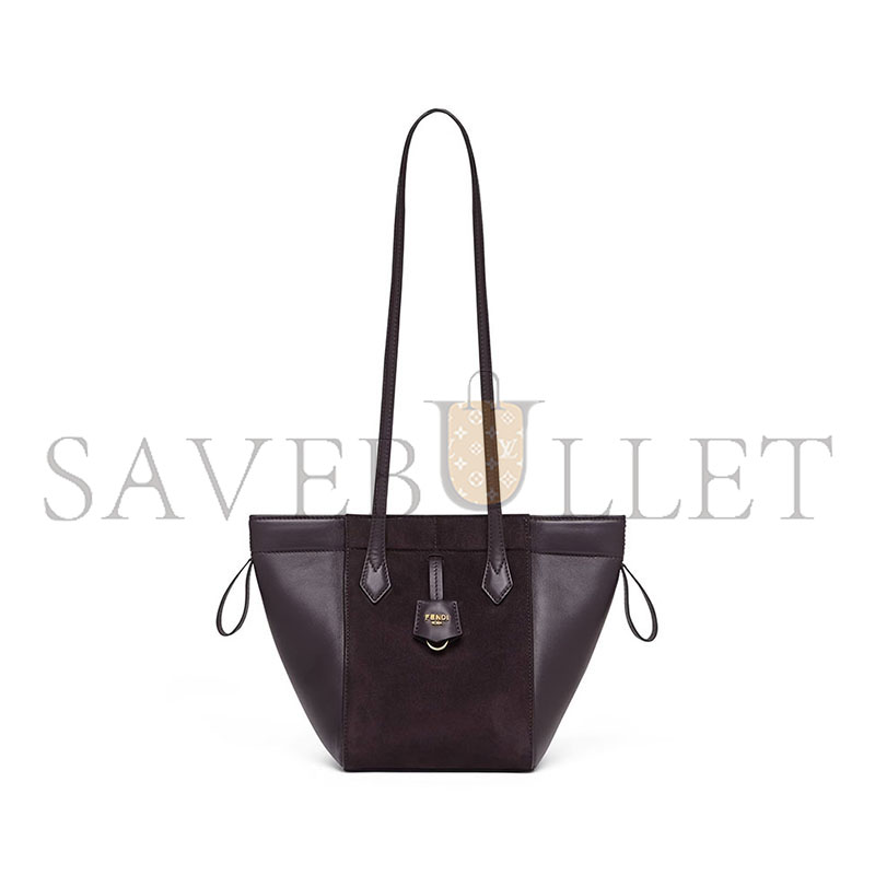 F**di origami mini pelle viola 8bs083as79f1ppu (19*15*15cm)